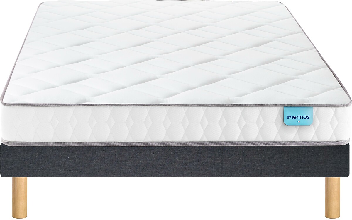 Conjunto de colchão de espuma e estrado de ripas MERINO'S, Chill Bed