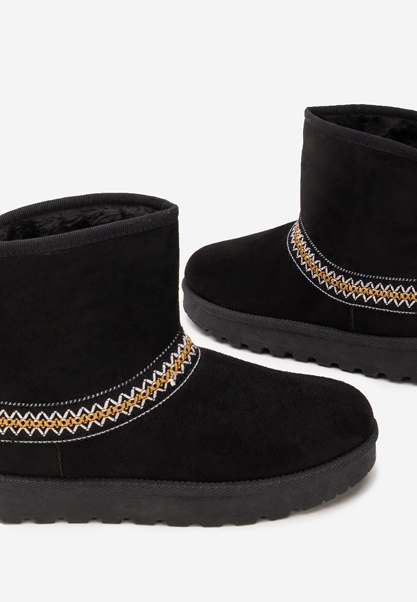 Bottines doublées femme noires Alura V2