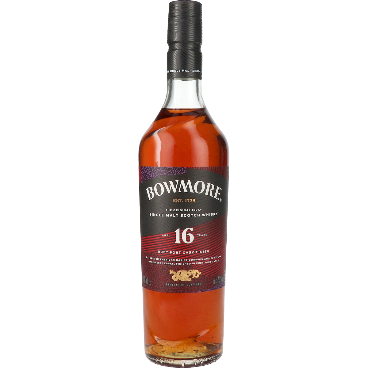 Bowmore 16 Years Ruby Port Cask Finish 70 cl