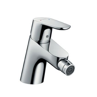 Hansgrohe Focus E2 1-gats bidetkraan m. waste chroom