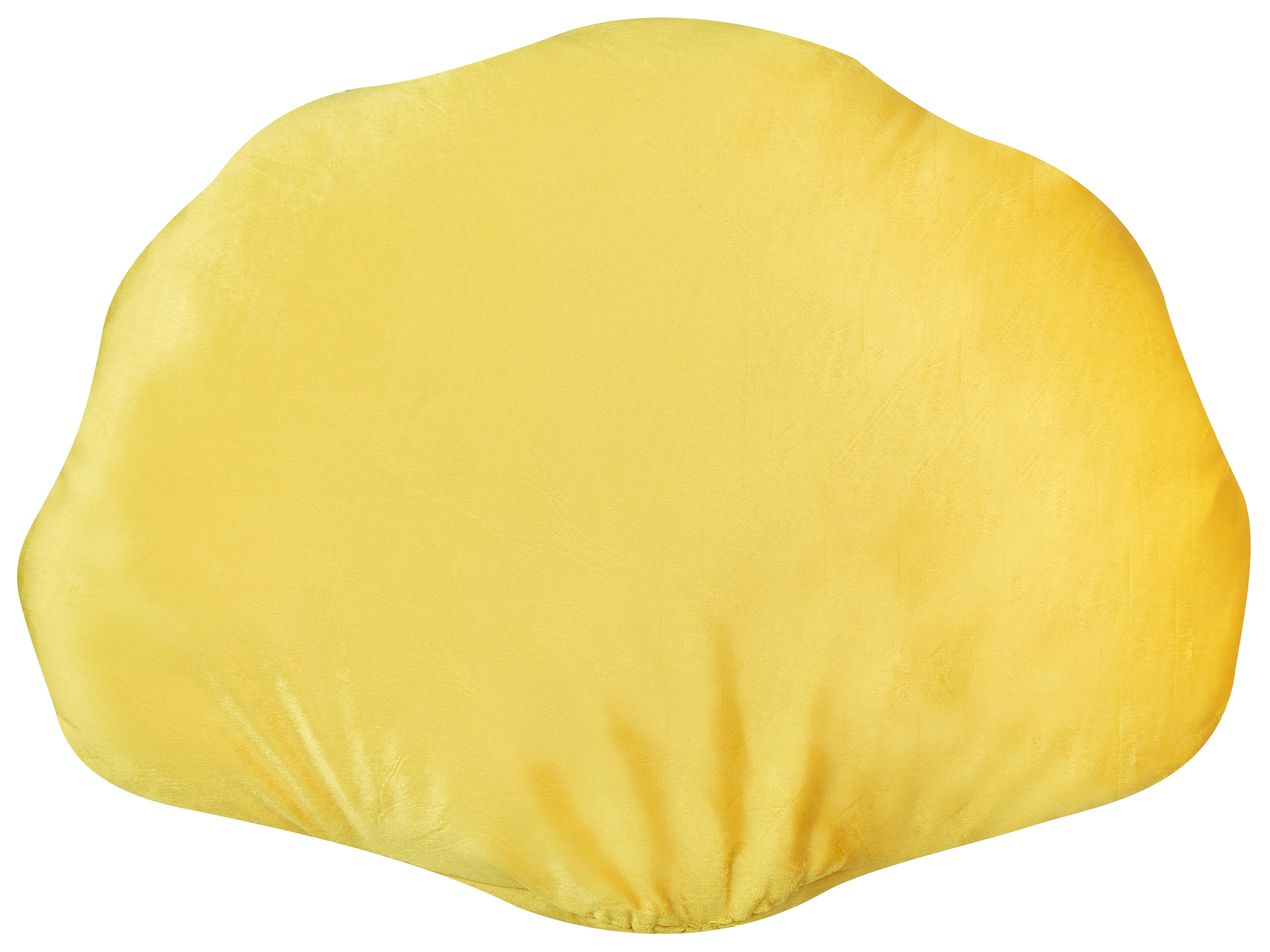 Sierkussen CONSOLIDA Fluweel 47 x 35 cm Geel effen