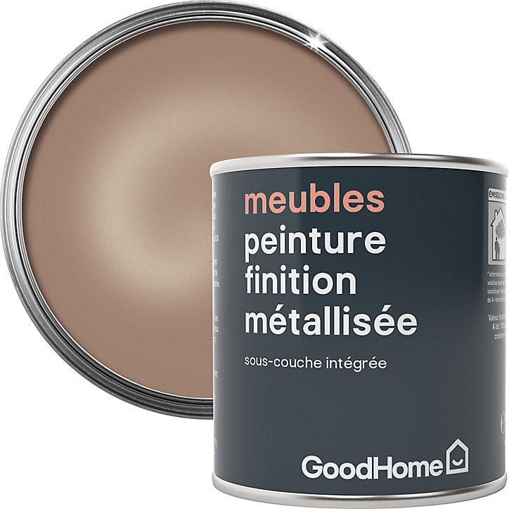 Peinture de rénovation meubles GoodHome cuivre Santa Cruz métallisé 125ml