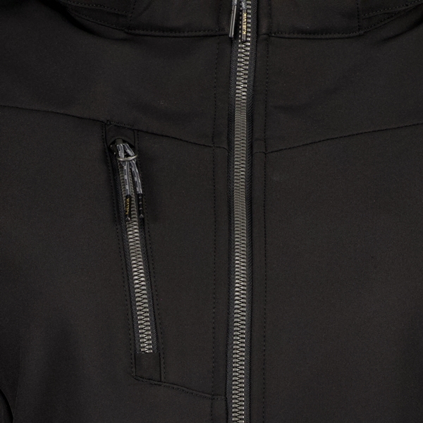 Kjelvik dames softshell jas zwart
