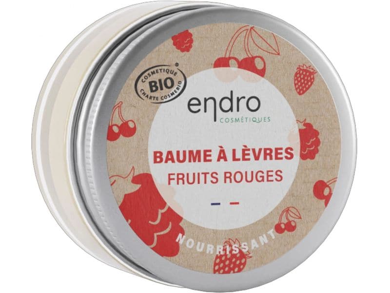 endro Lippenbalsam Rote Beeren 15 ml Natürlicher Lippenbalsam für trockene oder rissige Lippen