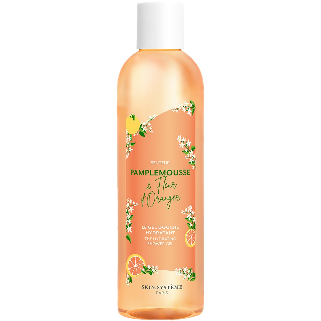 Gel douche hydratant - Pamplemousse & fleur d'oranger - 250 ml