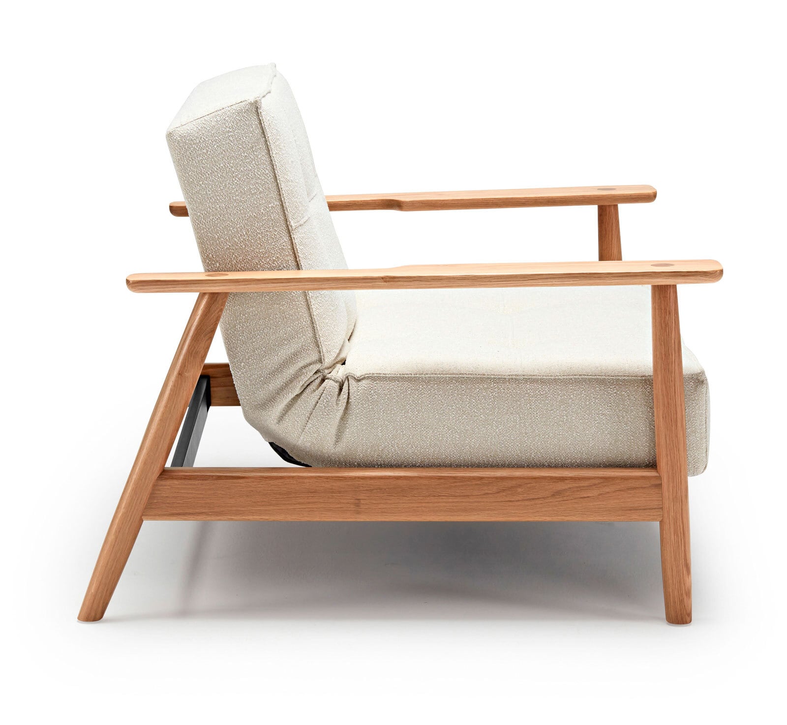 INNOVATION LIVING Schlafsofa HAVANNA AL Eiche natur /Boucle white