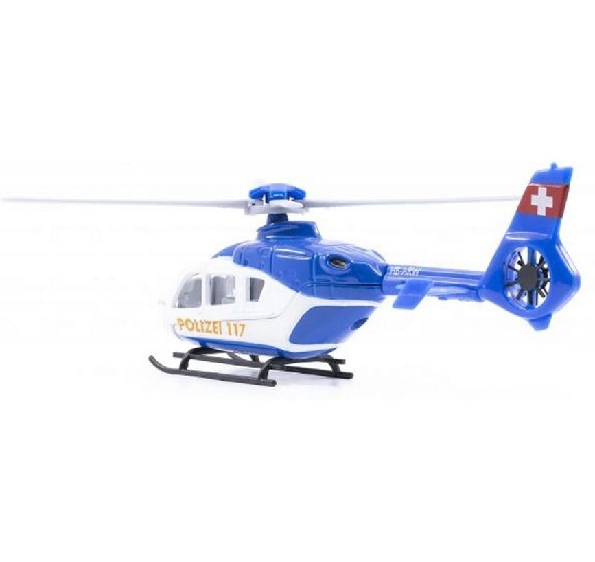 Toy EC-135 Polizei Helikopter 1:72Mini Polizei Helikopter ca. 13 cm
