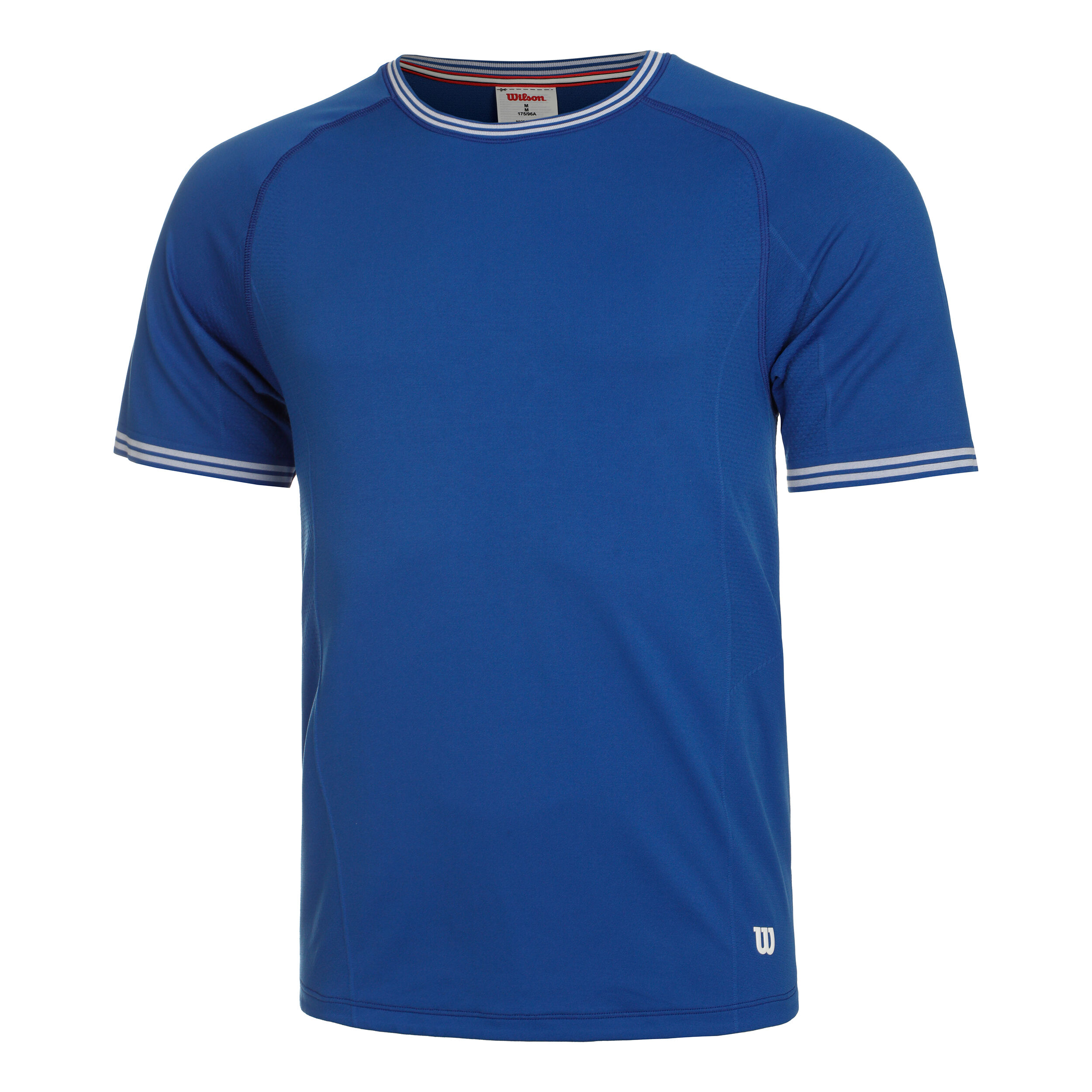Wilson Court Performance Crew T-shirt Hommes - Bleu