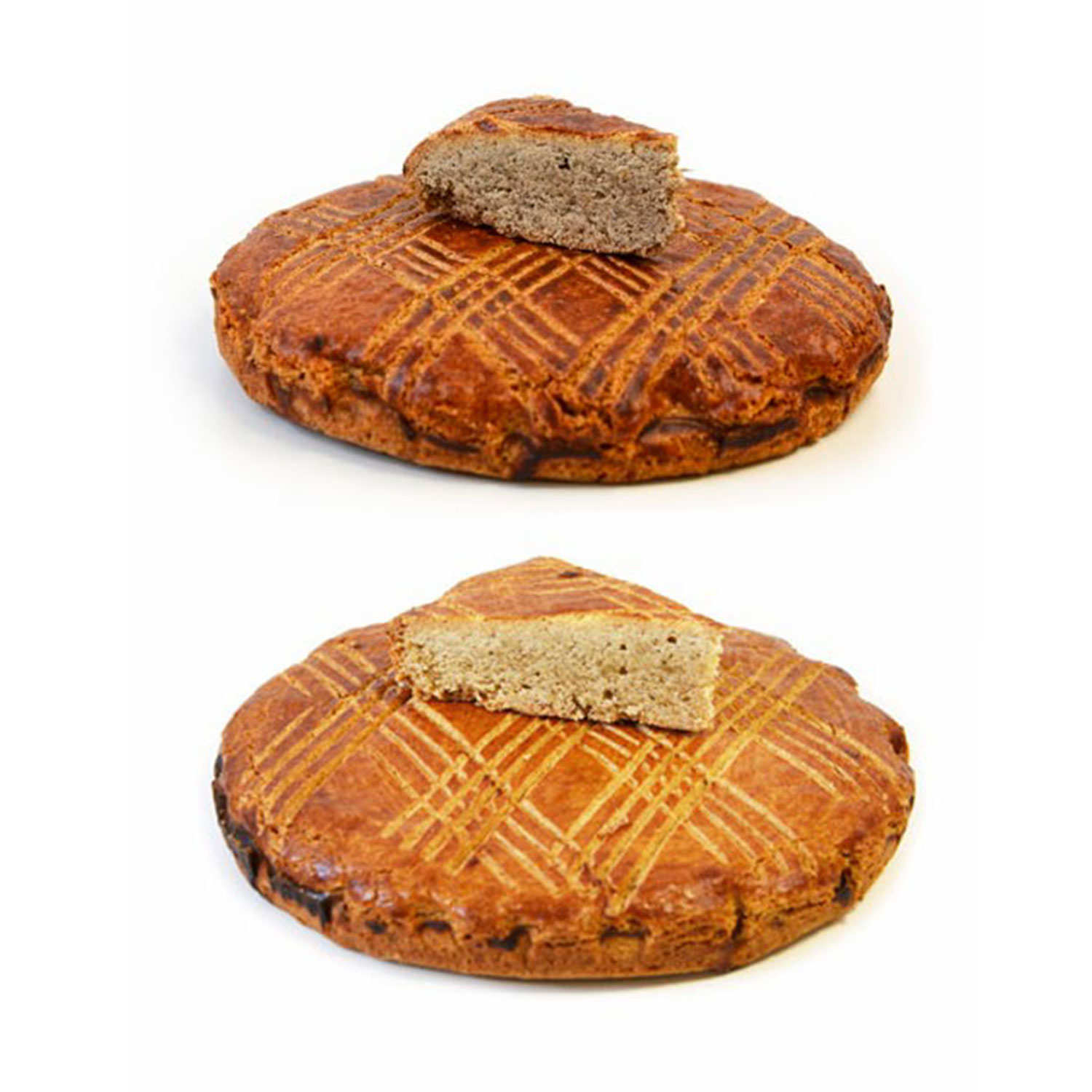Assortiment de 2 gâteaux bretons nature et sarrasin