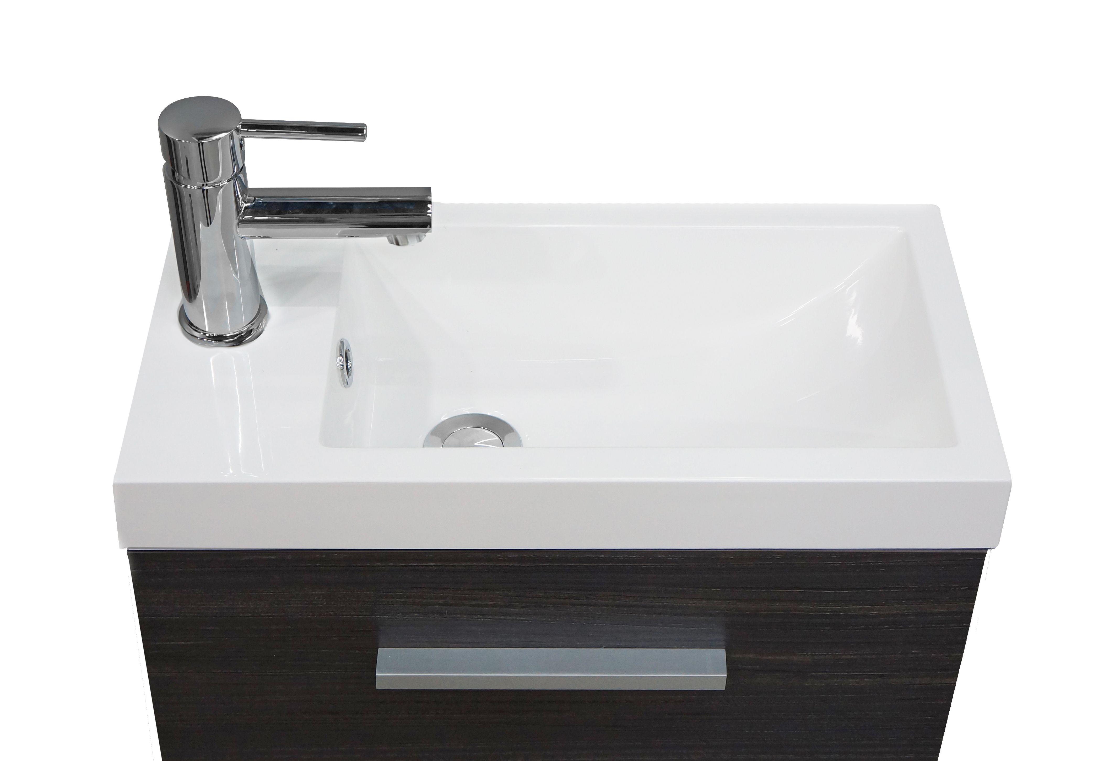 Mueller Emma toiletmeubel houtnerf grijs 50x25x50cm