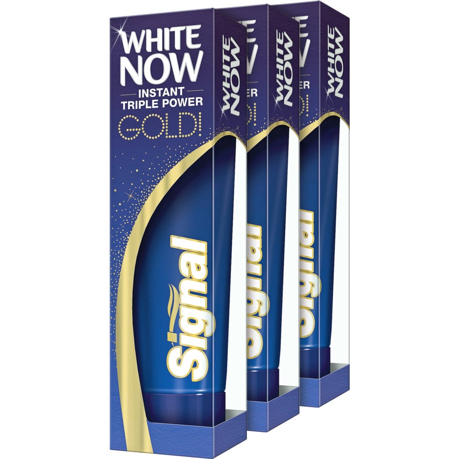 Signal Zahnpasta White Now Infinity Shine 3 x 75 ml
