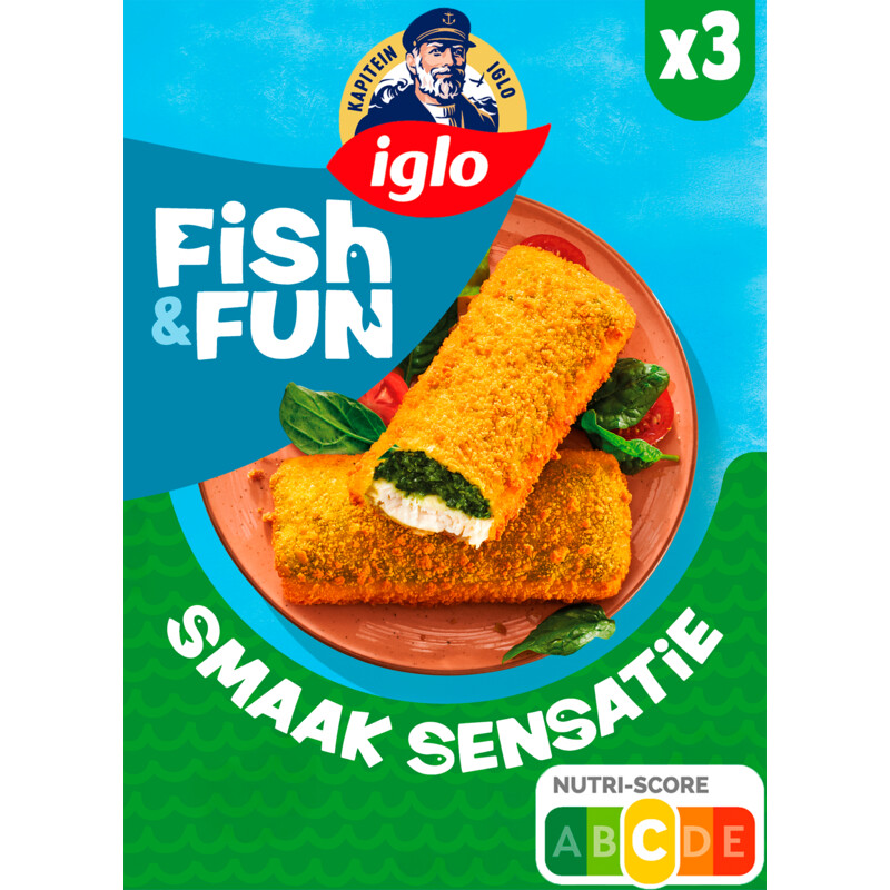 Iglo Fish&fun smaak sensatie