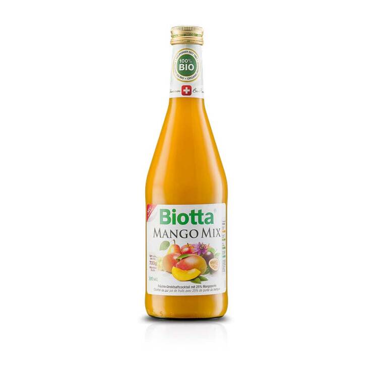 Biotta Mango Mix Früchte-Direktsaftcocktail, 500 ml