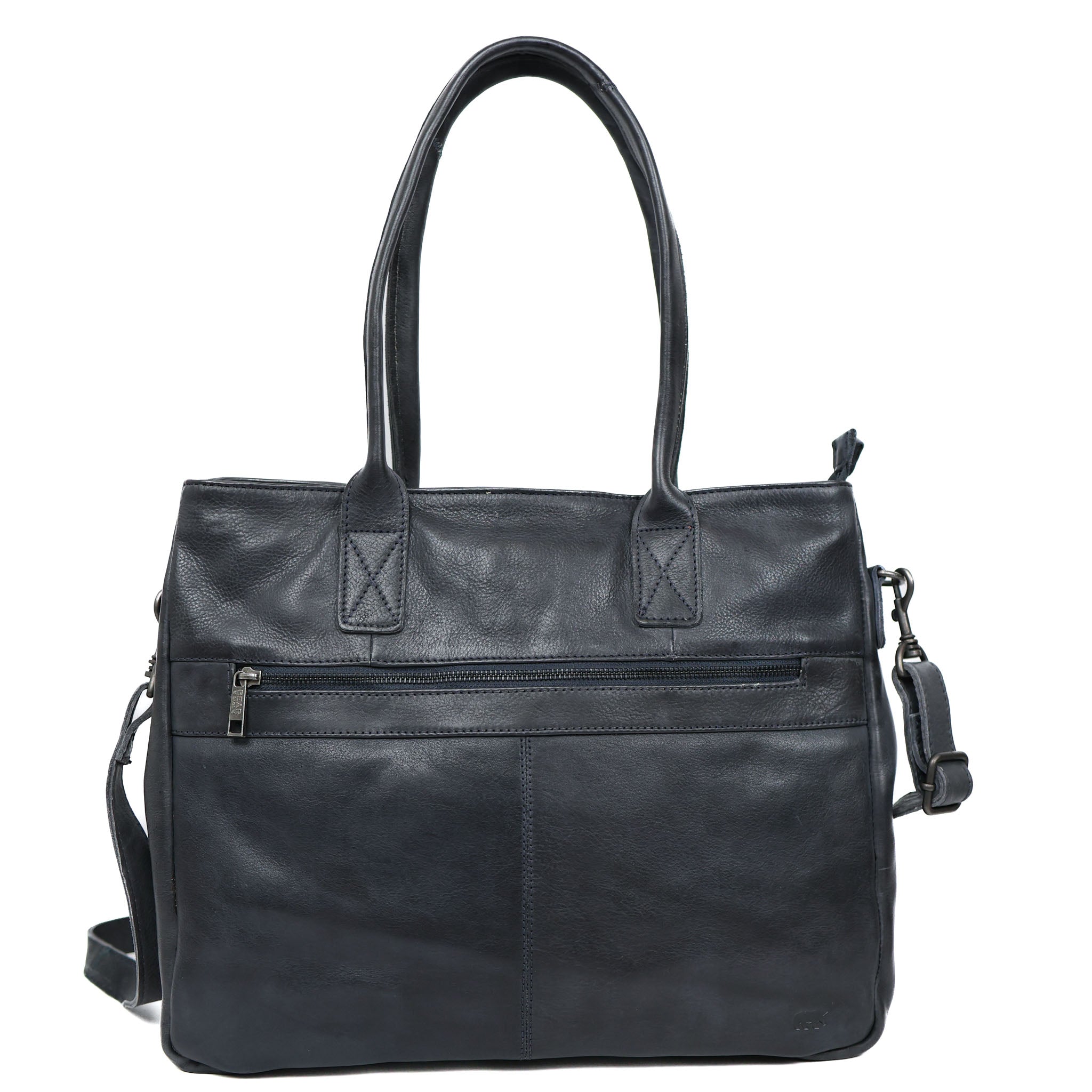 Hand-/schoudertas met laptopvak 'Maeve' donkerblauw Blauw