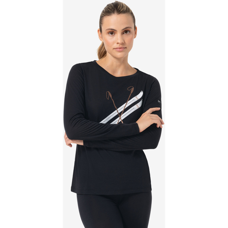 Super.Natural Damen Kryssede Ski Longsleeve