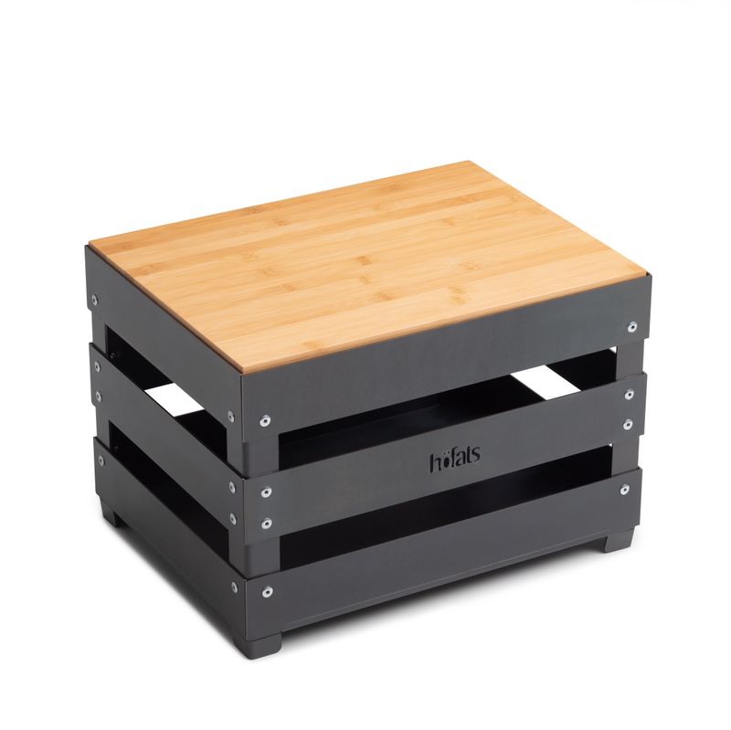 Höfats - Crate Vuurkorf - Cortenstaal - Grijs