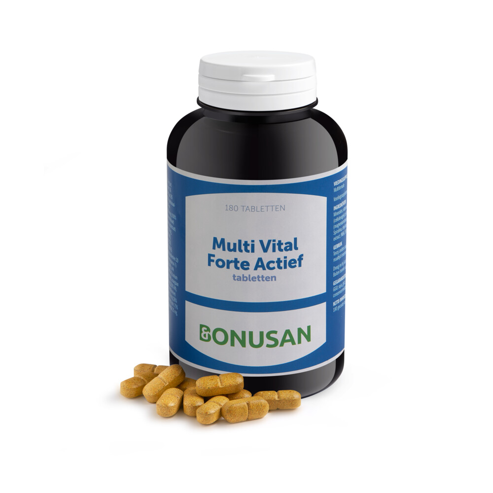 2x Bonusan Multi Vital Forte Actief 180 tabletten