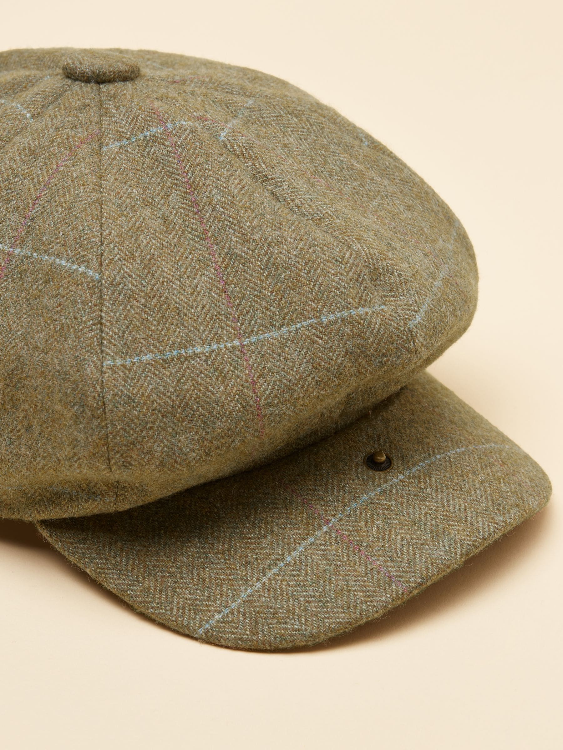 Groen - Joules Harrogate Baker Boy hoed