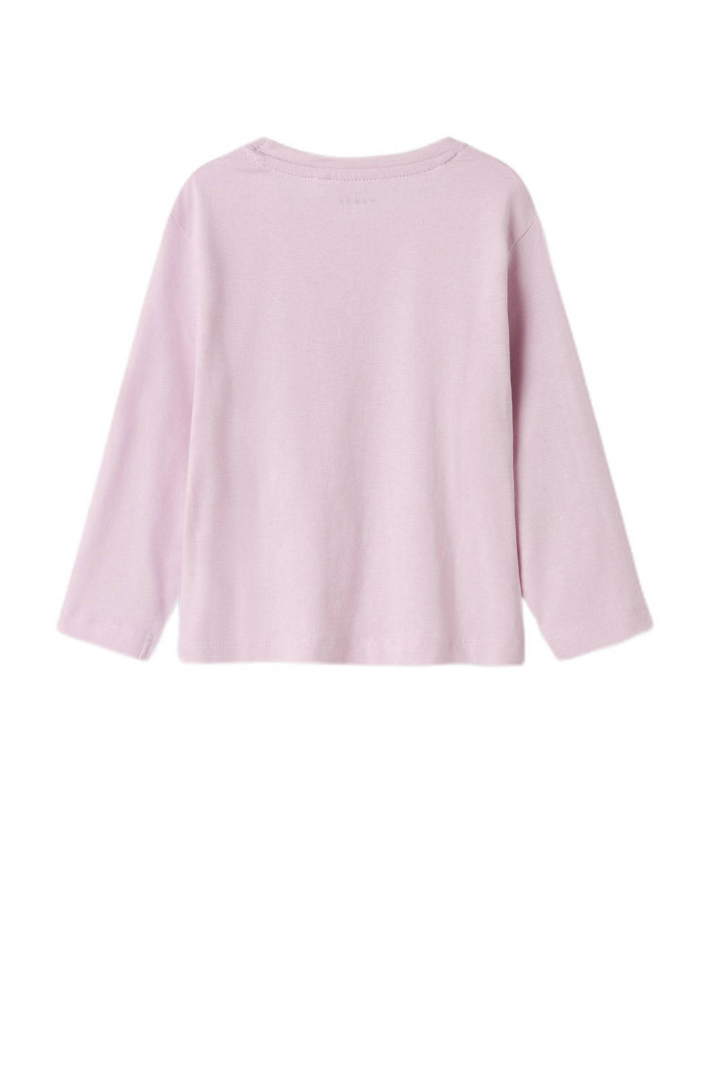 NAME IT longsleeve NMFVEEN - set van 2 roze/wit