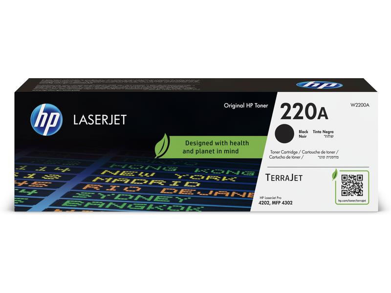 HP Toner Nr. 220A (W2200A) Black Druckerpatrone, Schwarz