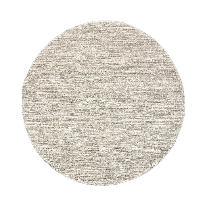 Rond wollen vloerkleed - Pedro Bruin | Gemêleerd design