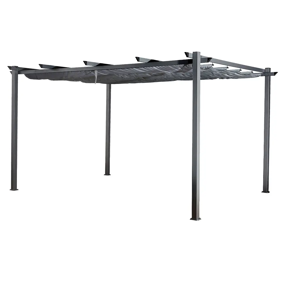 Happy Garden Pergola CASSIS - Grijs - Aluminium