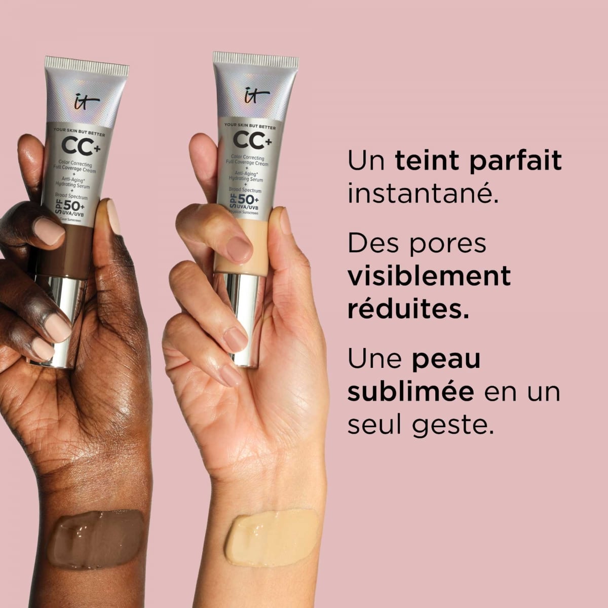 It Cosmetics Your Skin But Better CC+ Cream SPF 50+ CC Crème Correctrice Haute Couvrance