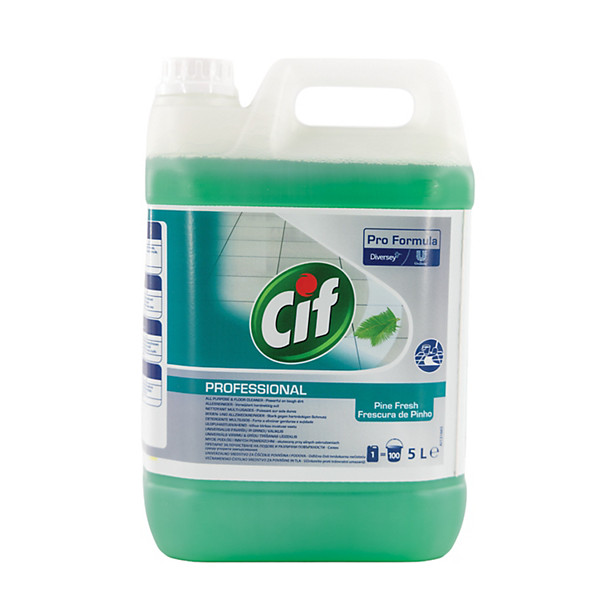 Nettoyant multi-usages parfumé Cif Professionnal forêt de pins 5 L