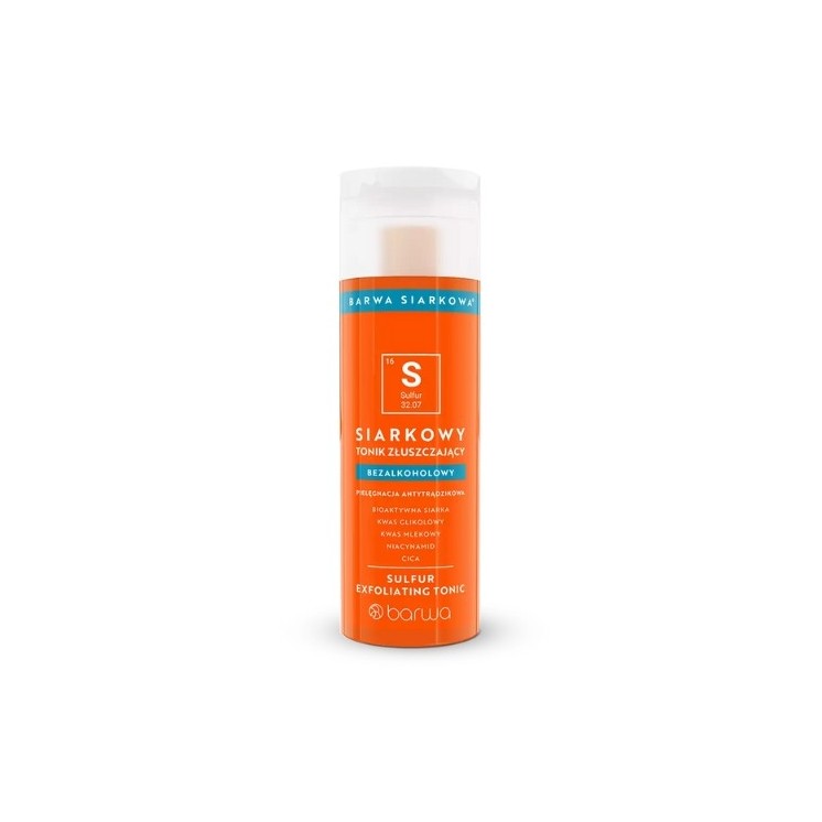 Barwa Siarkowa Anti-Akne Alkoholfreies Peeling-Tonikum 200 ml
