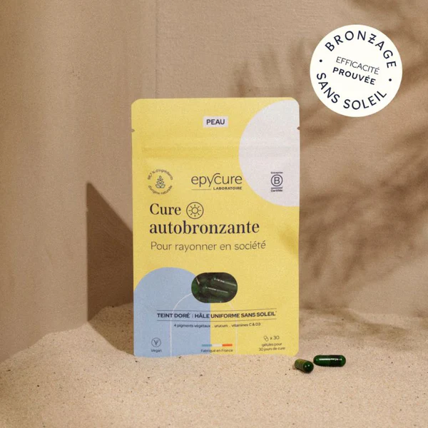 Epycure Cure Autobronzante 30 gélules - 1 mois de cure