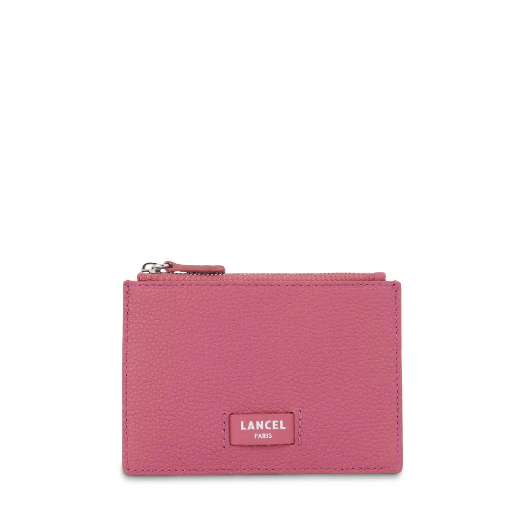 Porte-cartes zippé L Ninon de Lancel-Cerise