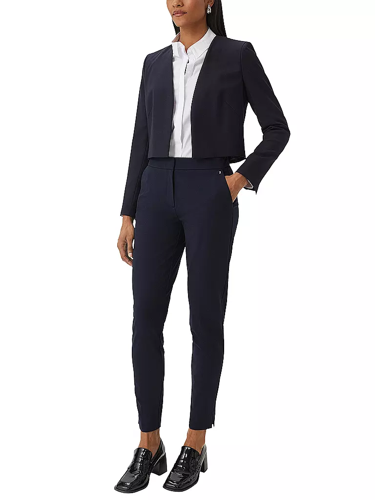 COMMA Businesshose dunkelblau