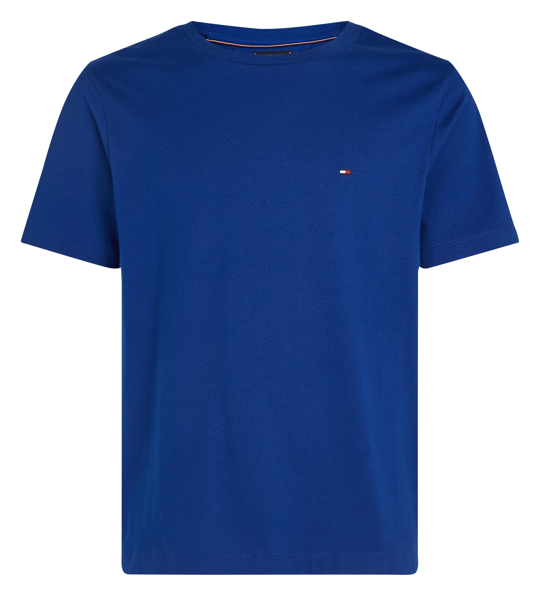 Tee-shirt à col rond en coton | Bleu