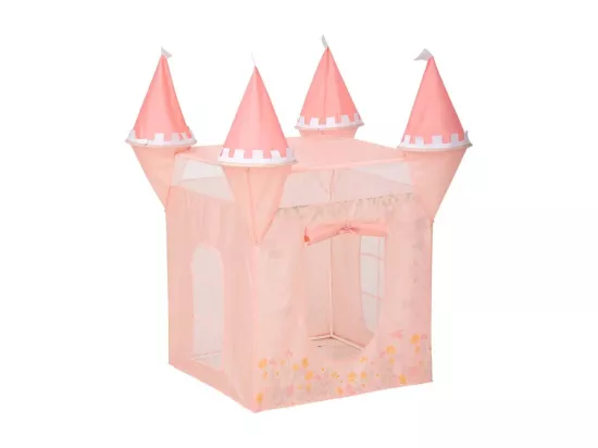 Cabane de jeu en polyester rose 130x78x78cm