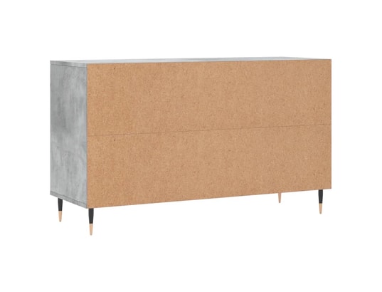 VIDAXL - Armoire à chaussures gris béton 102x36x60 cm bois d'ingénier...