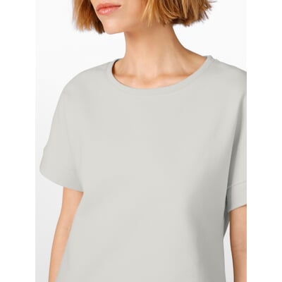 Damen-Cosyshirt, Ecru