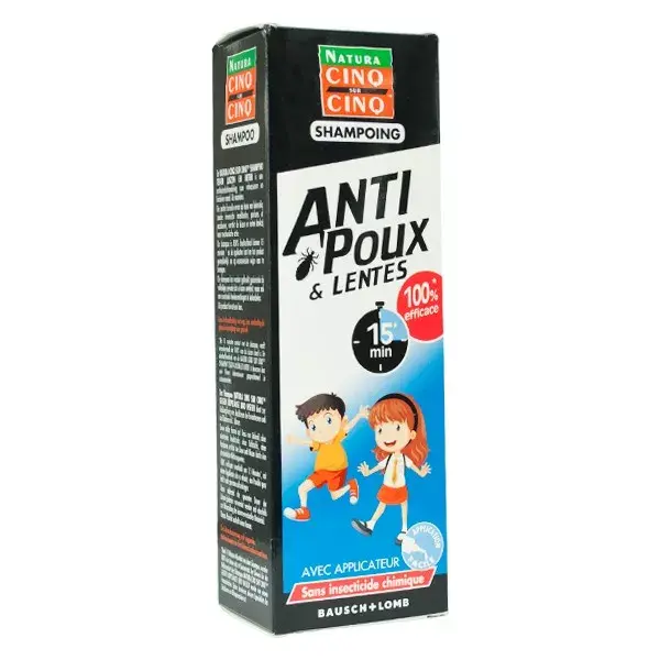 Shampoo antipiolhos e lêndeas Five on Five 100ml