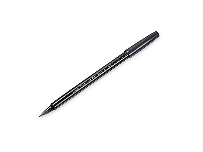 Fiberpen Pentel S360 fine 0,8 mm blå - (æske á 12 stk.)