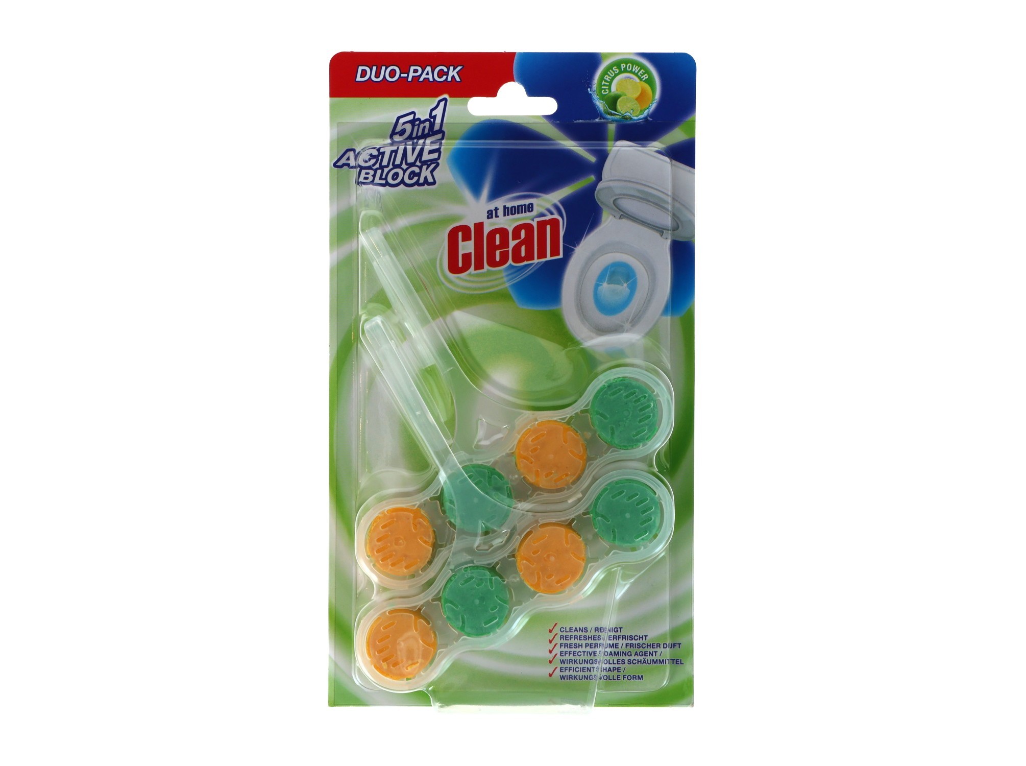 BLOCO SANITÁRIO AT HOME CLEAN CITRICO 2UN