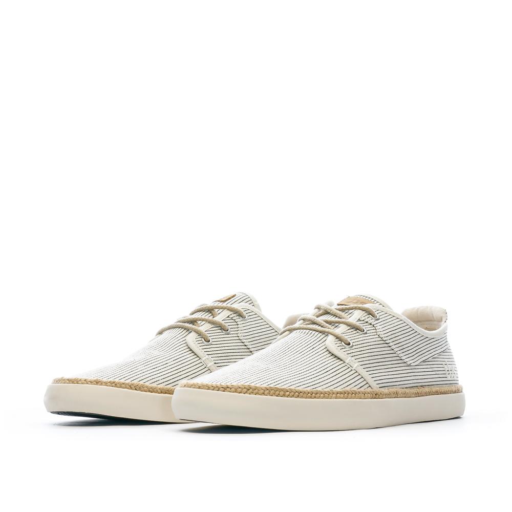 TBS Baskets en Toile Beige/Marine Homme TBS RUKKWAI