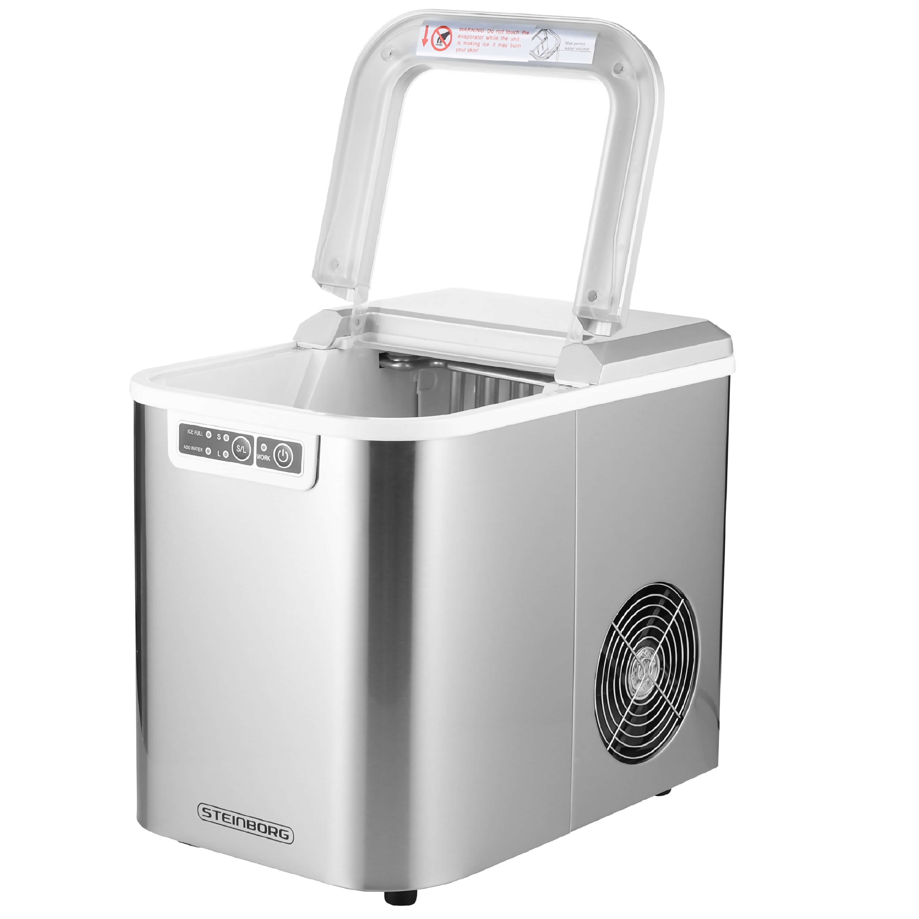 Steinborg Eiswürfelmaschine Ice Cube Maker 2.2 Liter Fassungsvermögen
