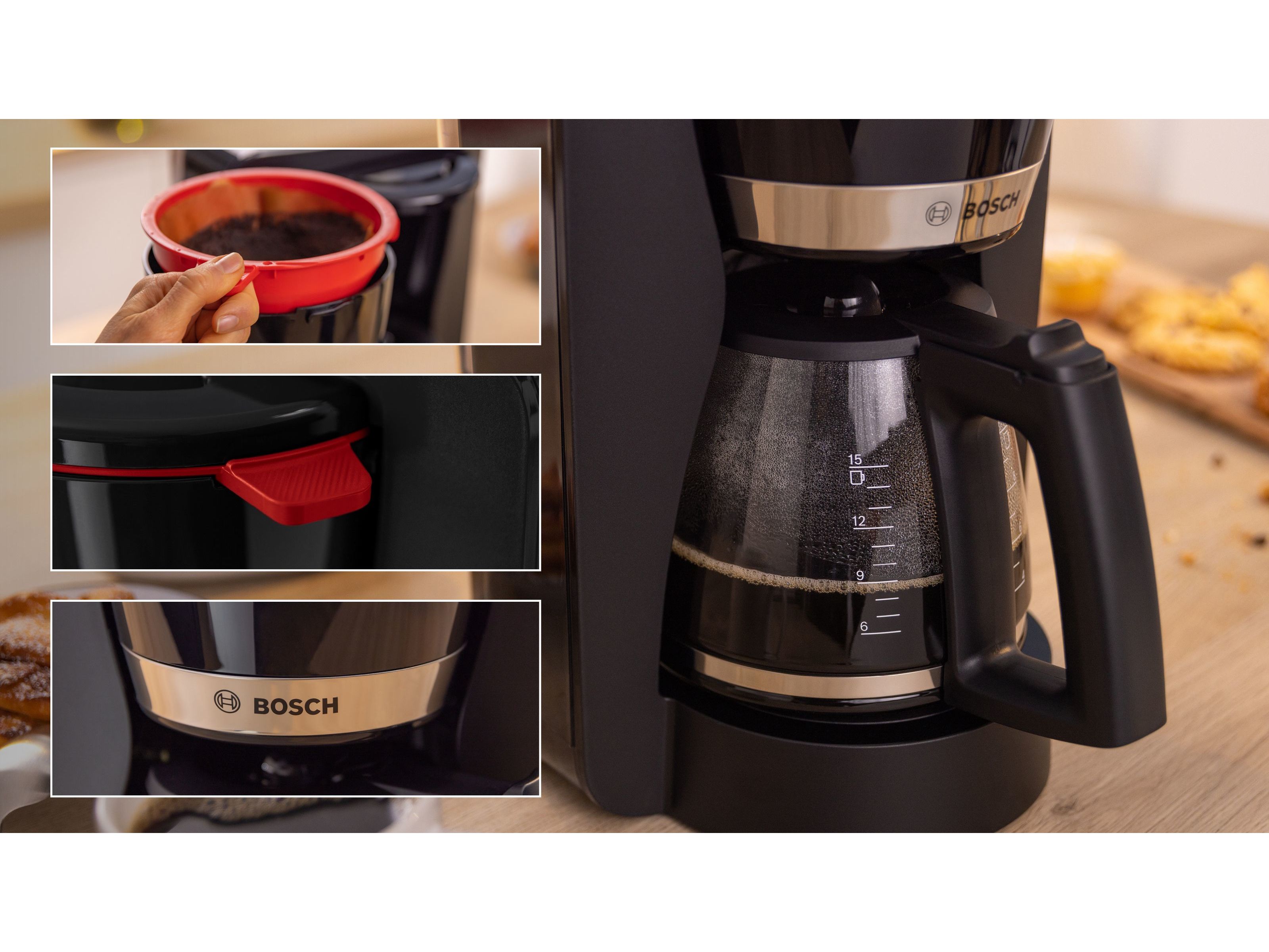 MÁQUINA DE CAFÉ FILTRO BOSCH TKA4M233 PRETO MYMOMENT