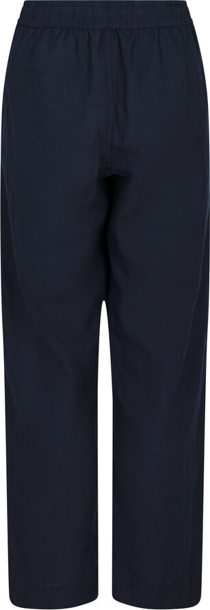 Neo Noir Sonar Linen Pants Navy