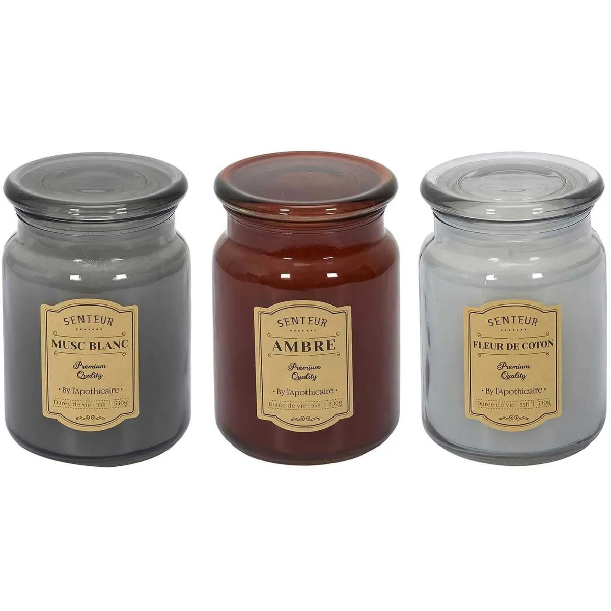 The Home Deco Factory Bougie Parfumée Apothicaire