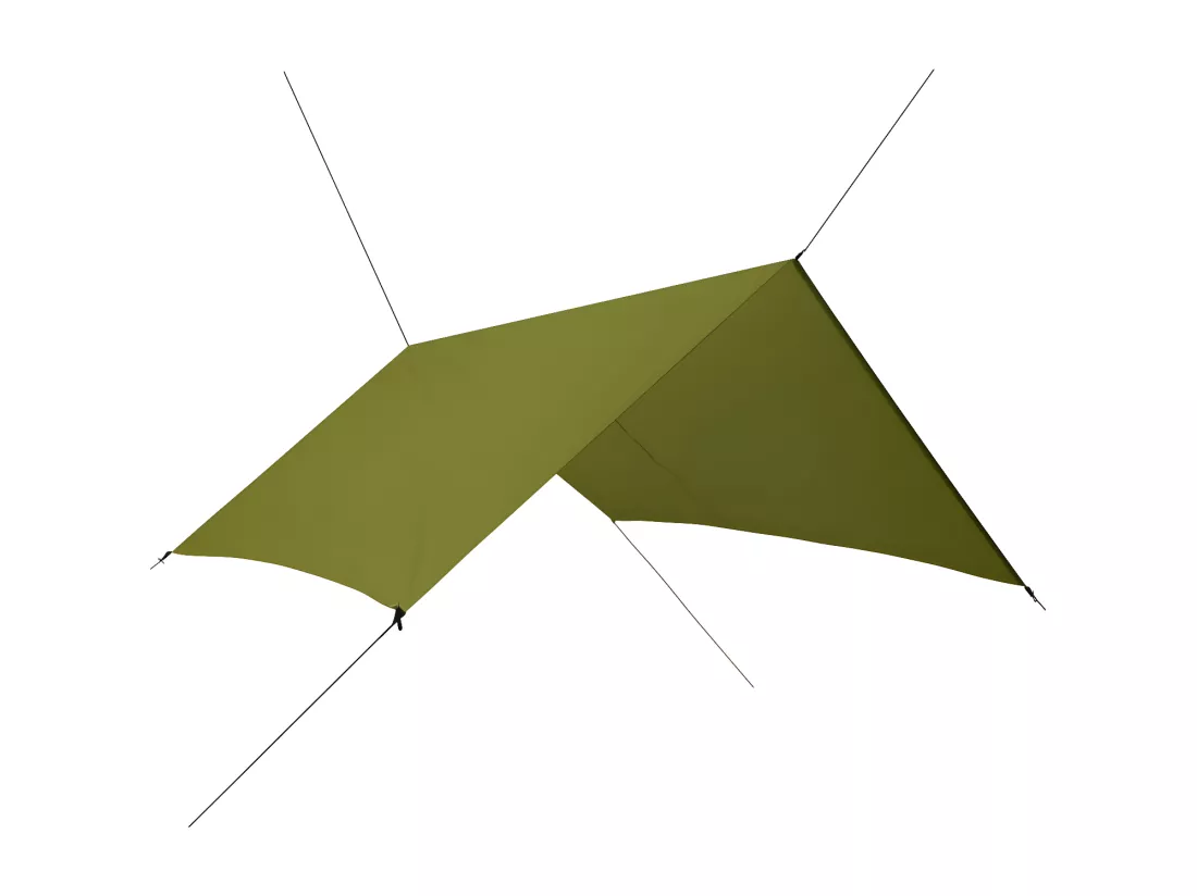 Voile d'ombrage 3x2,85 m Vert