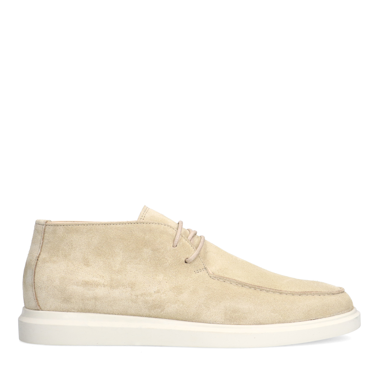Beige suède veterboots