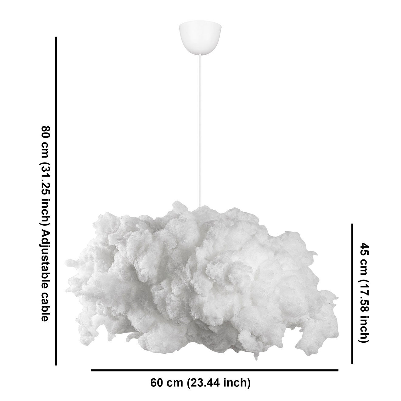 Opviq Suspension Serenity blanche - 60x80 cm