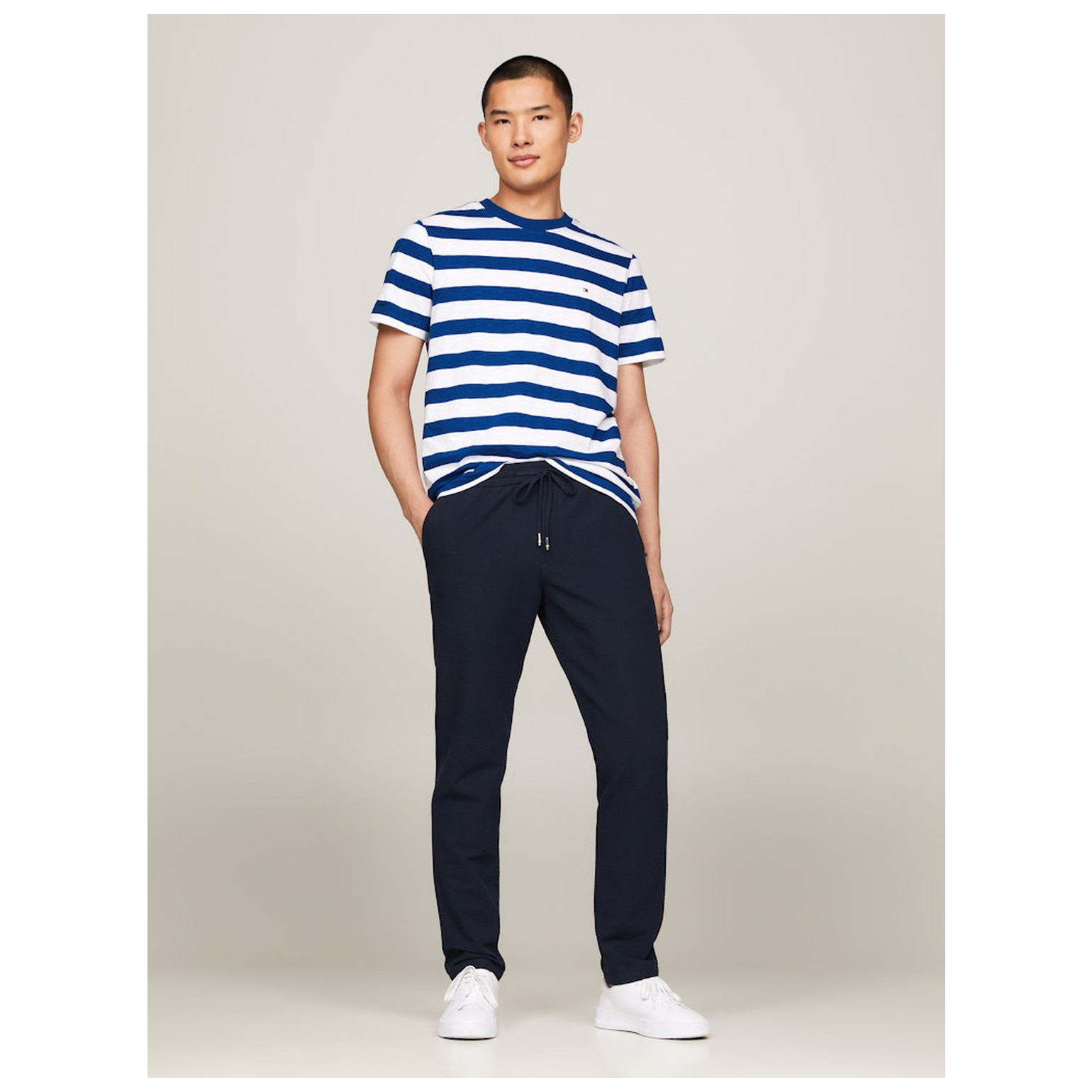 Tommy Hilfiger SLUB COTTON STRIPE TEE