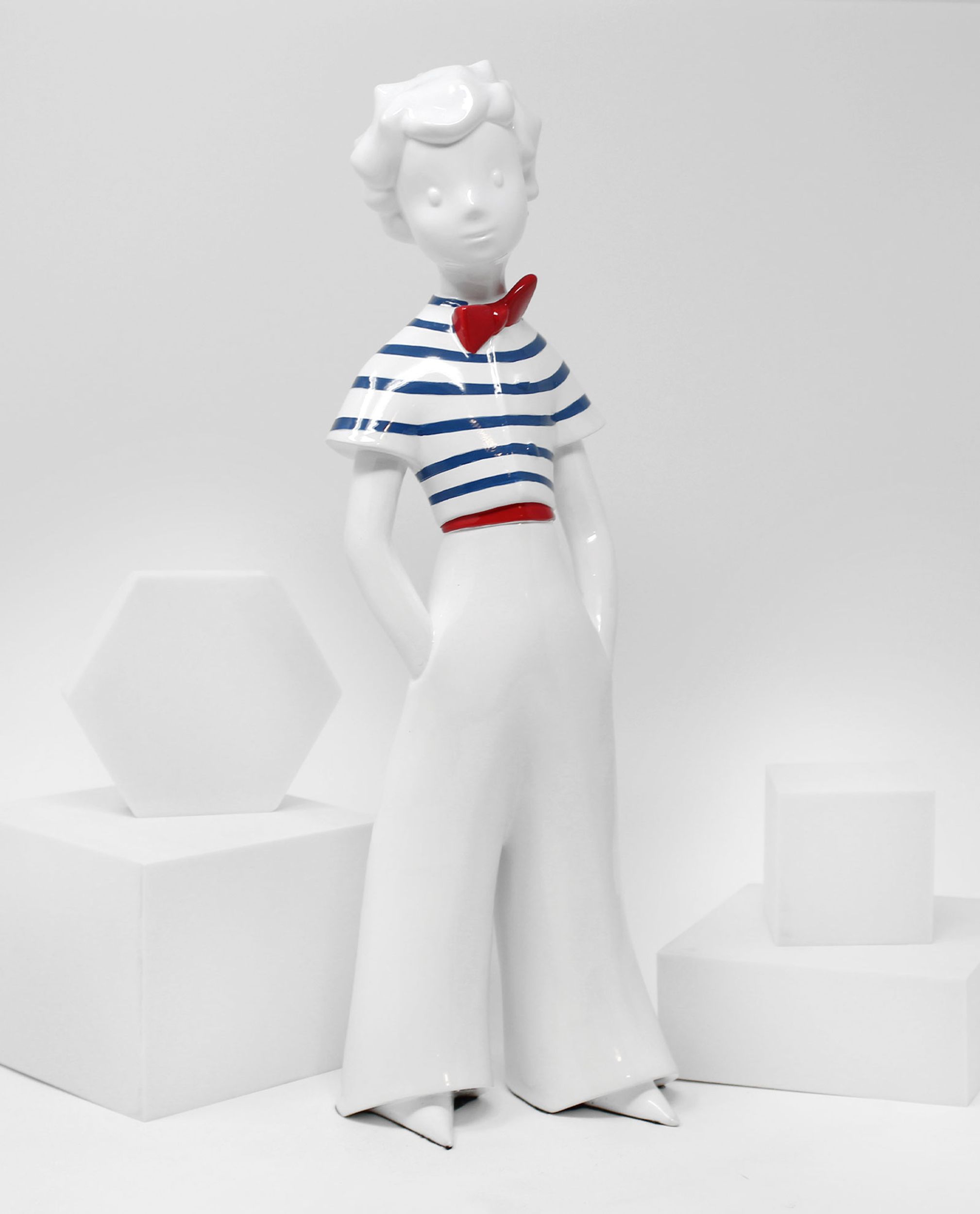 Der kleine Prinz 30cm marine Figur