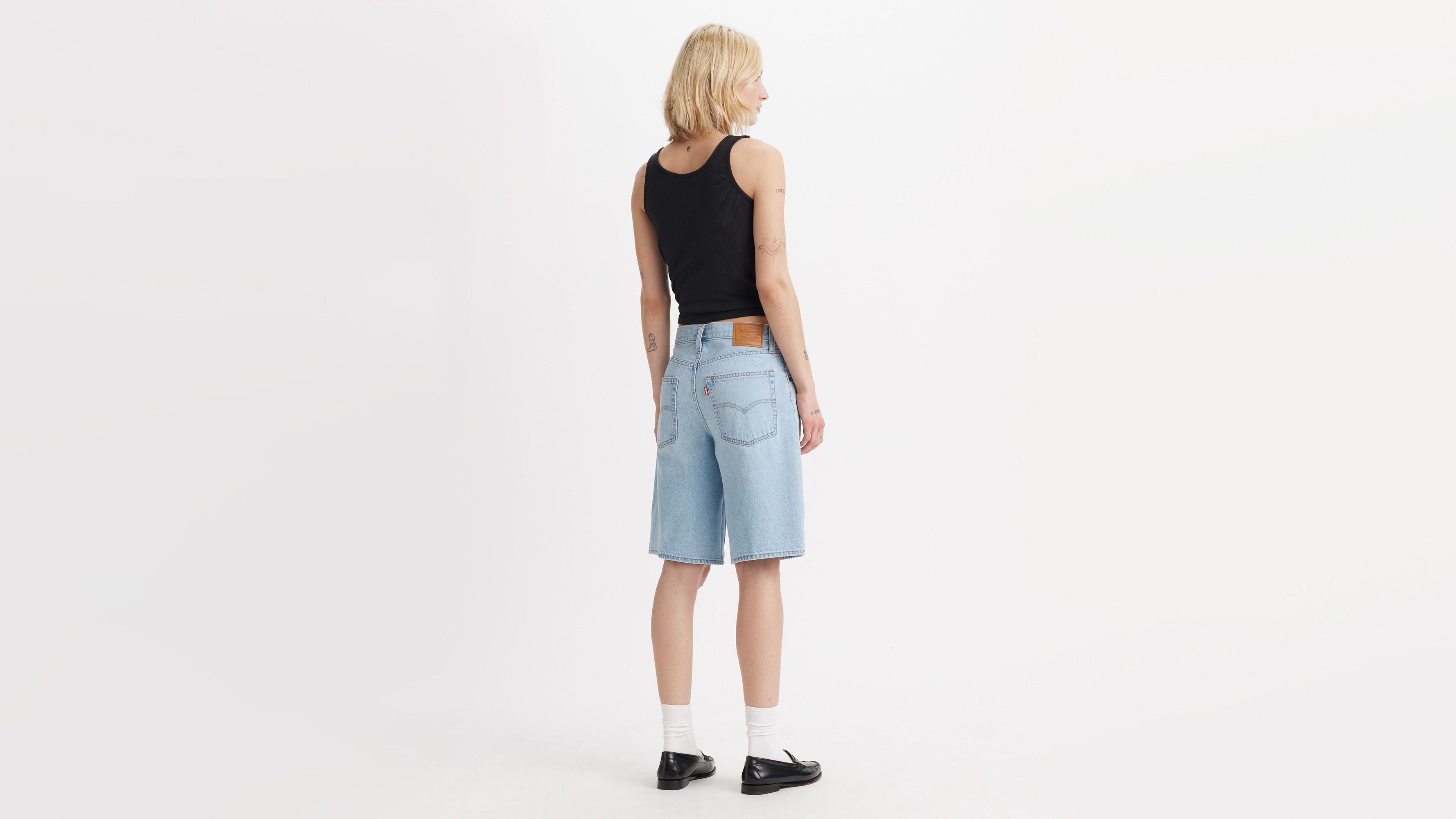 Jort Baggy Dad - Pick Sides Short - Bleu